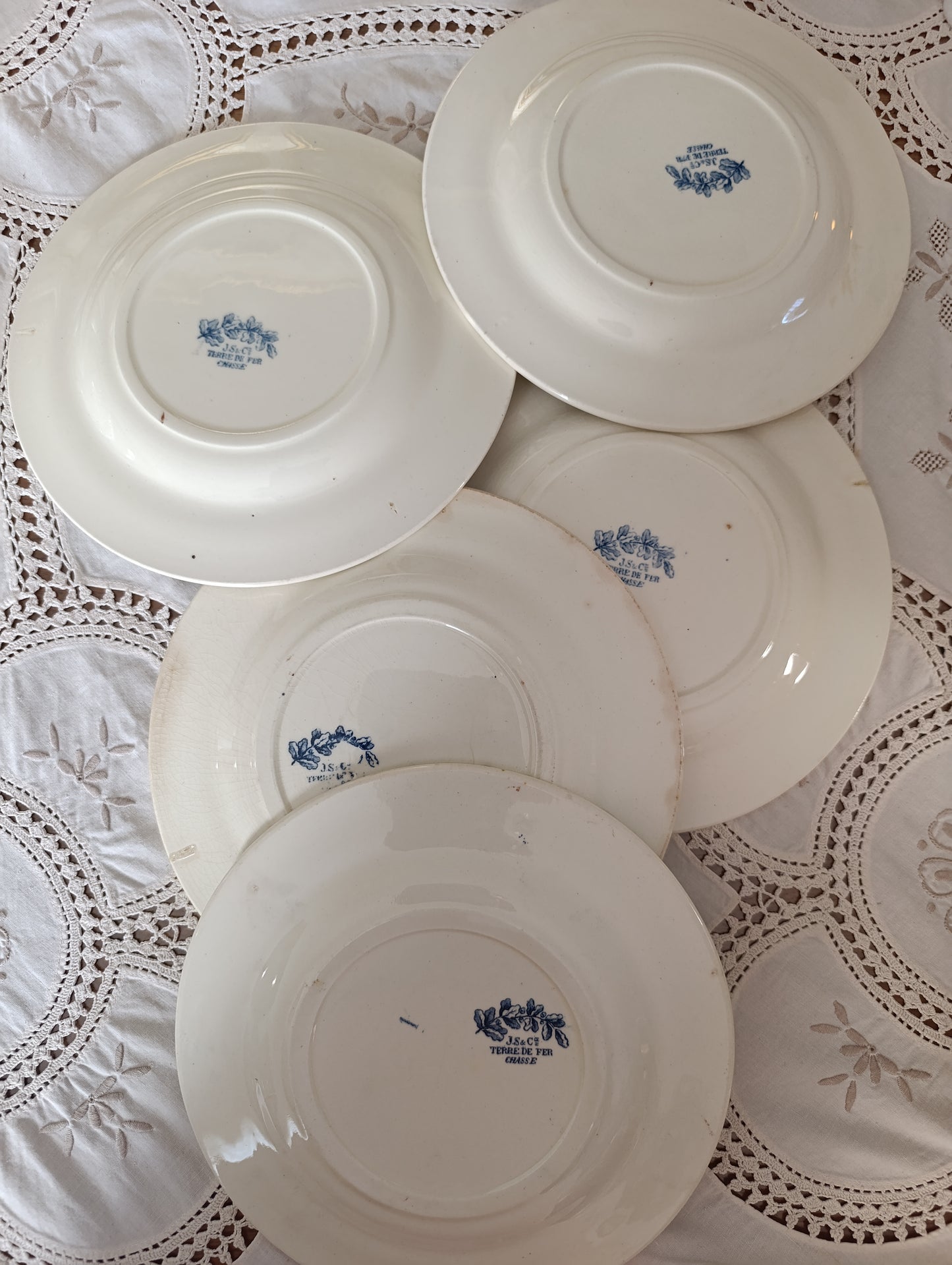 Assiette Chasse terre de fer Clairefontaine