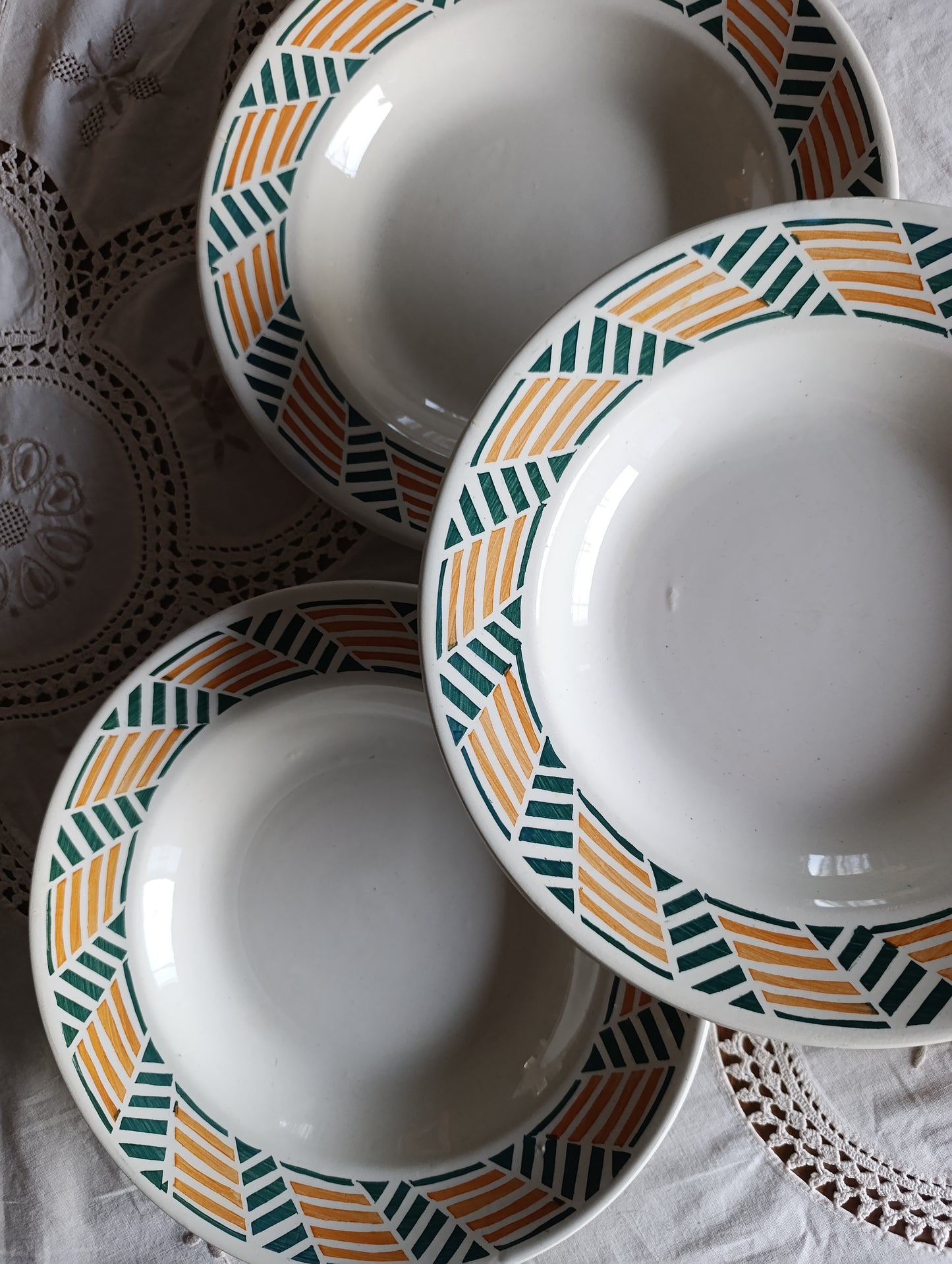 Assiettes creuses Giselle Givors terre de fer