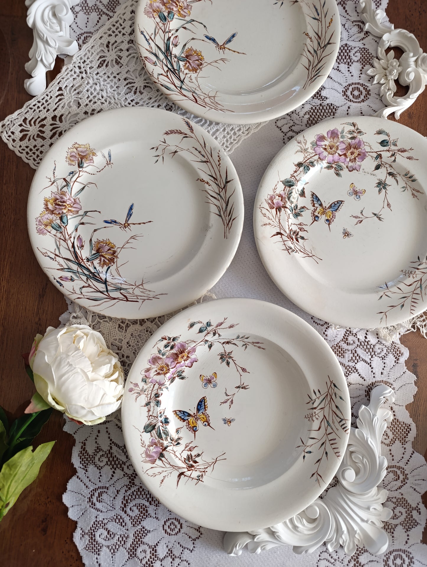 Assiette terre de fer Fleurs des champs SG Clairefontaine