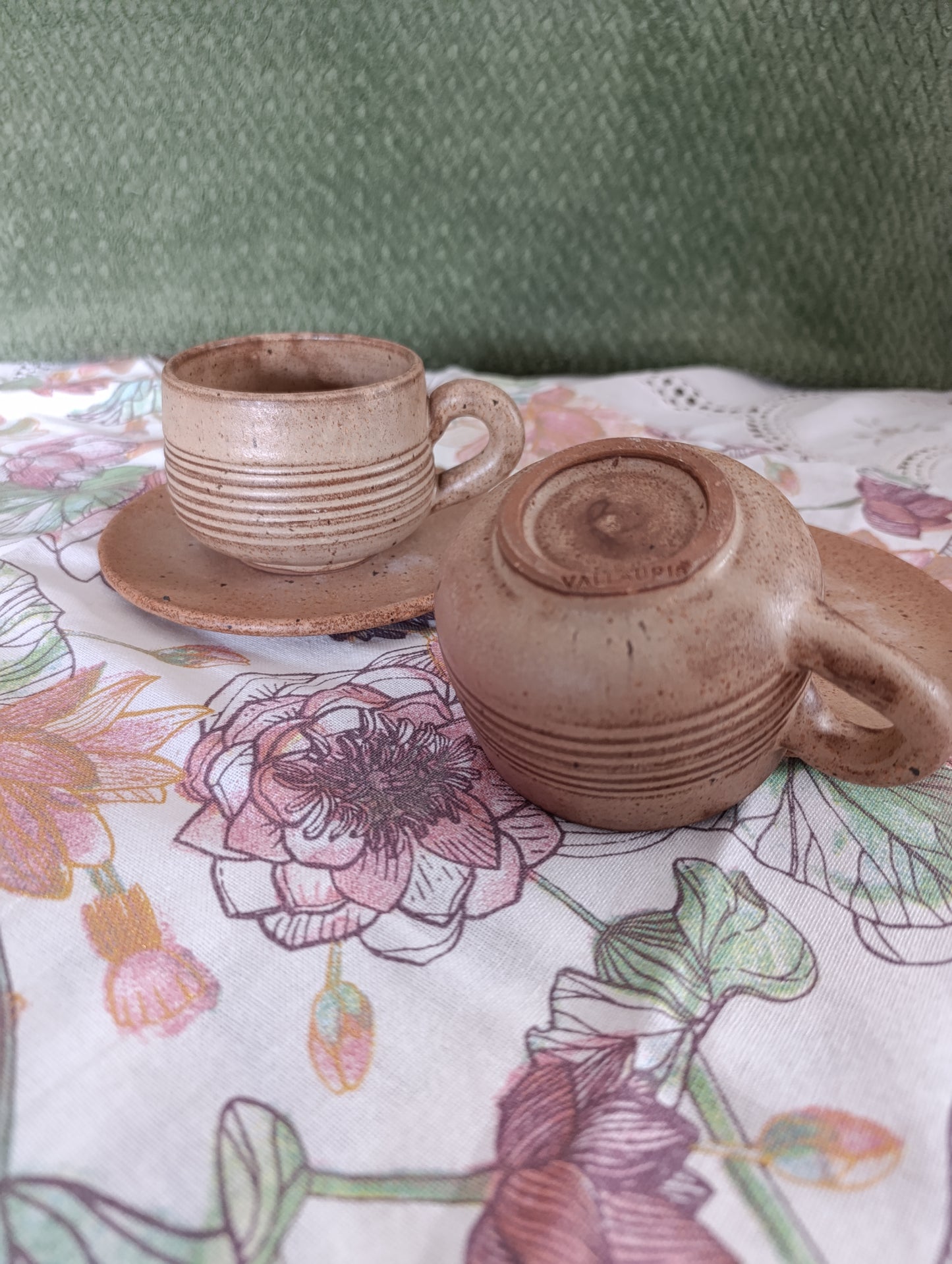 Tasses à thé Vallauris gres