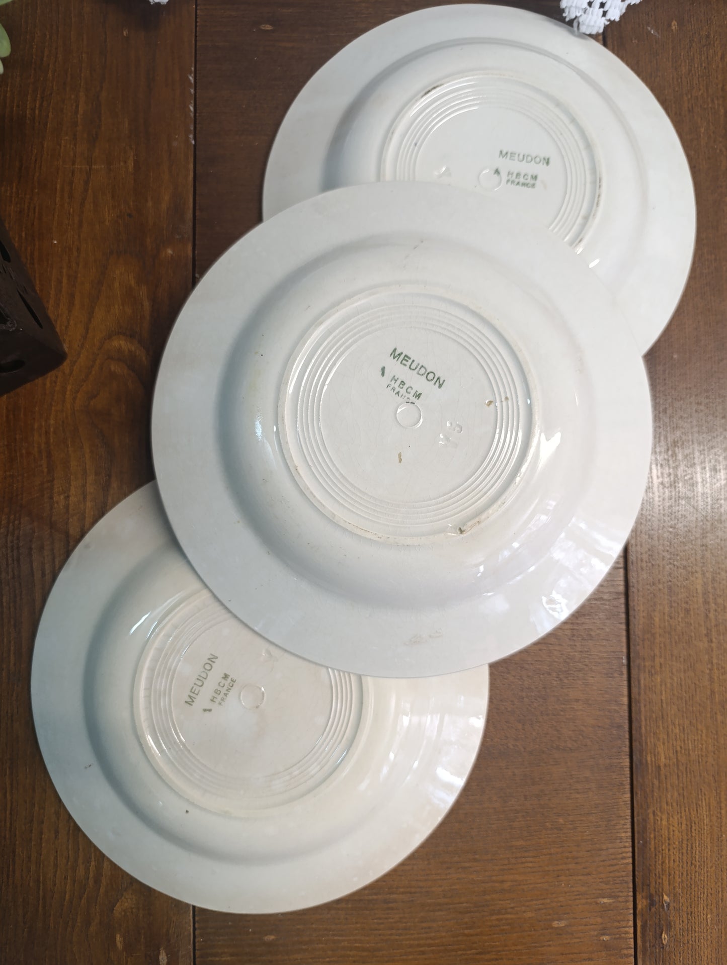 Assiettes creuses Meudon HBCM