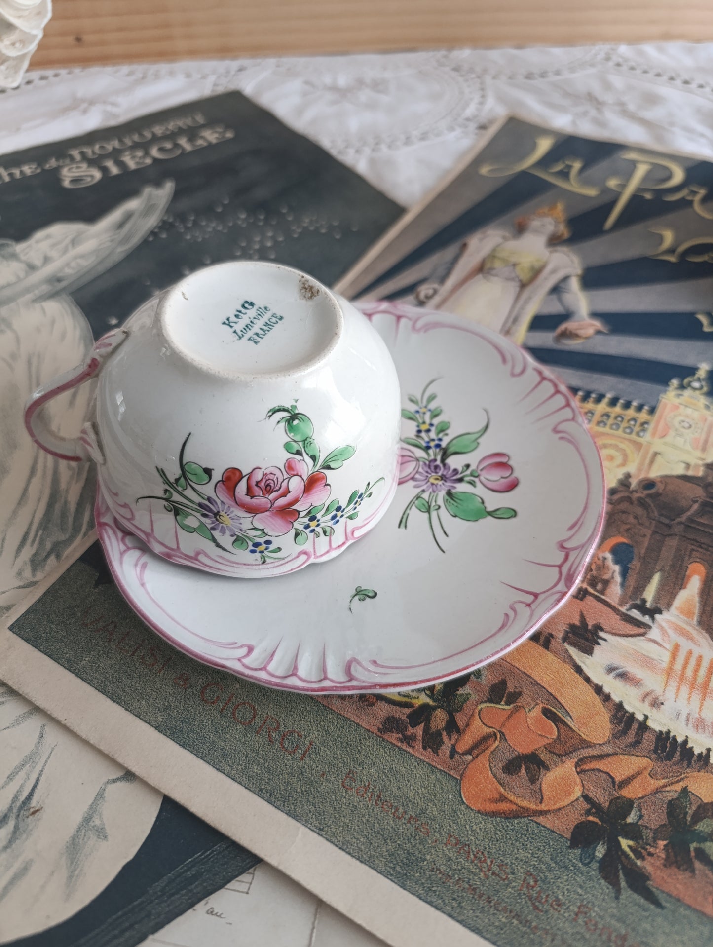 Tasse à café sous tasse KG Luneville