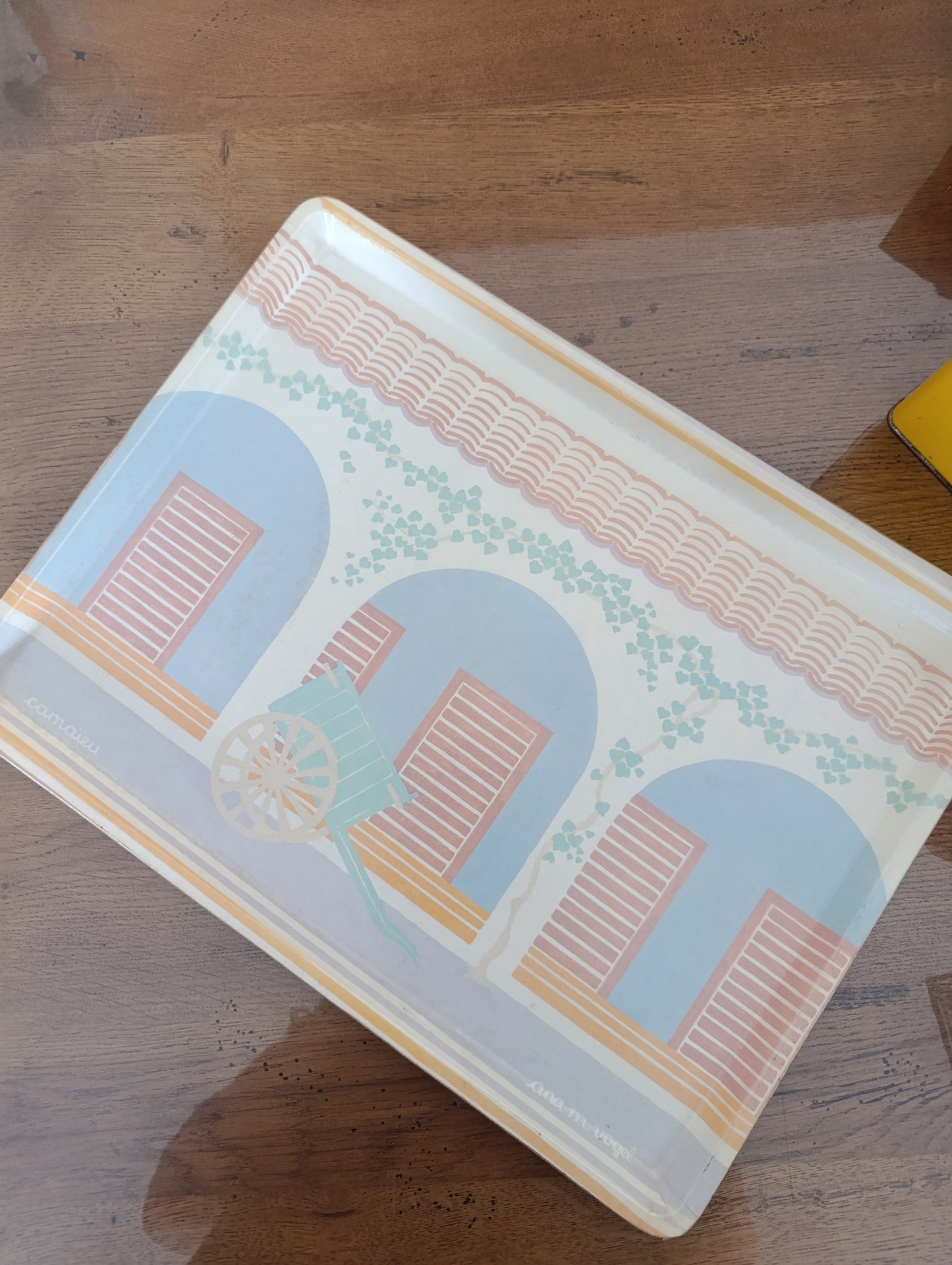 Plateau vintage Camaieu ana m vogel