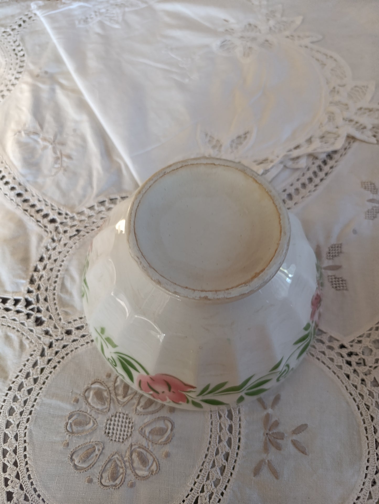 Grand bol ancien terre de fer