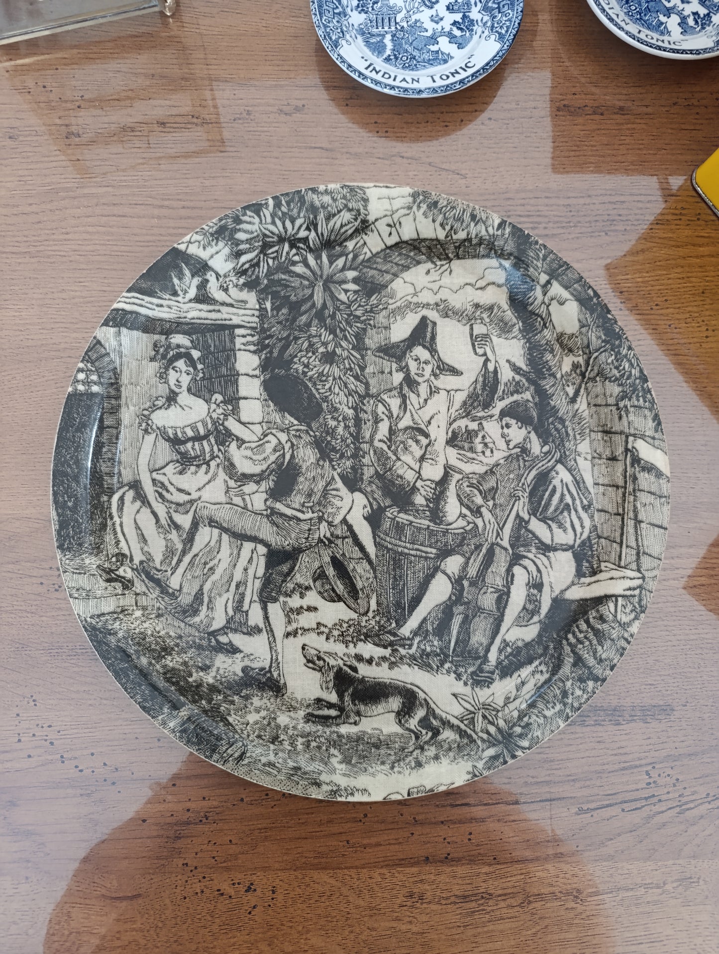 Plateau ancien fibre de verre