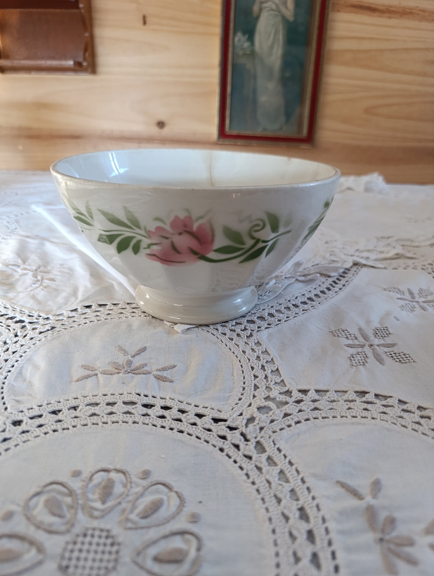 Grand bol ancien terre de fer