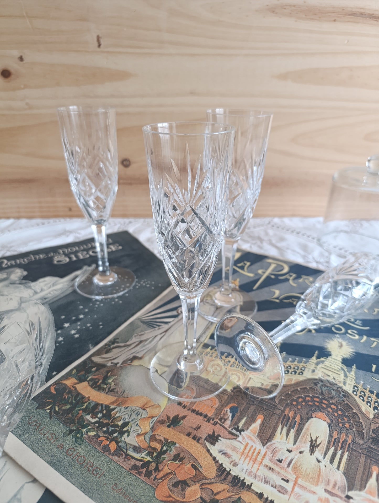 Flûtes cristal Saint Louis