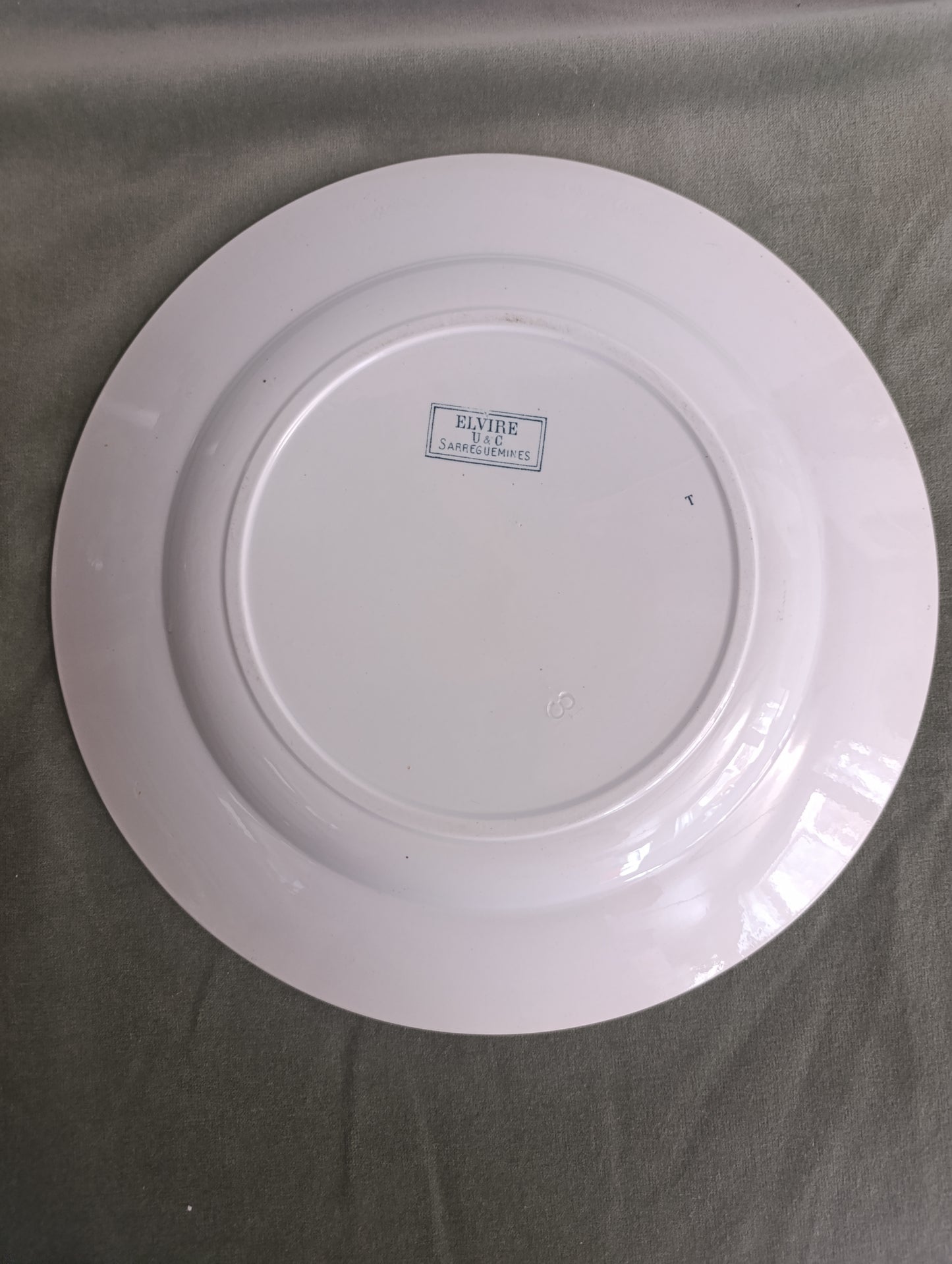 Plat rond Elvire Sarreguemines