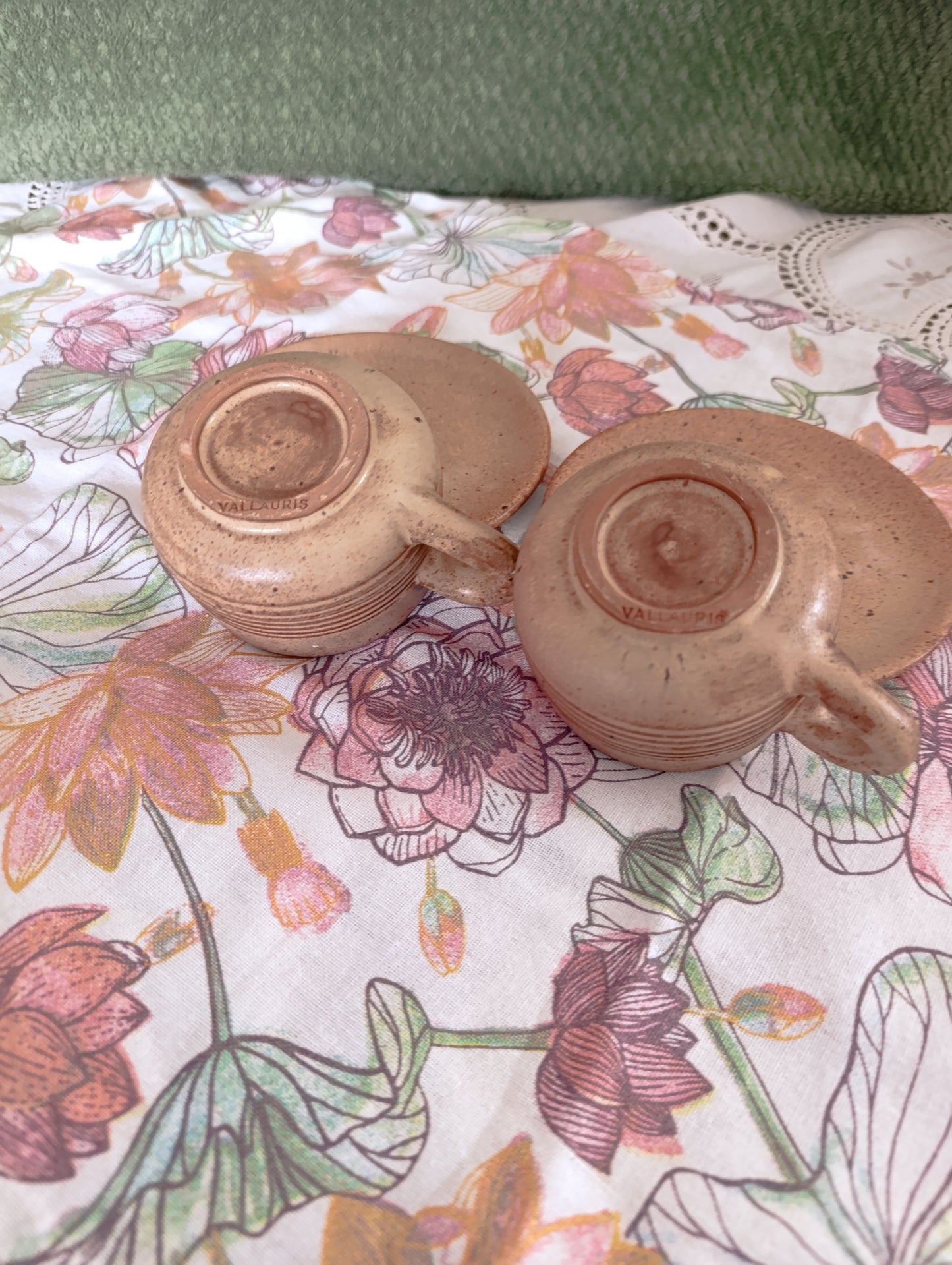 Tasses à thé Vallauris gres