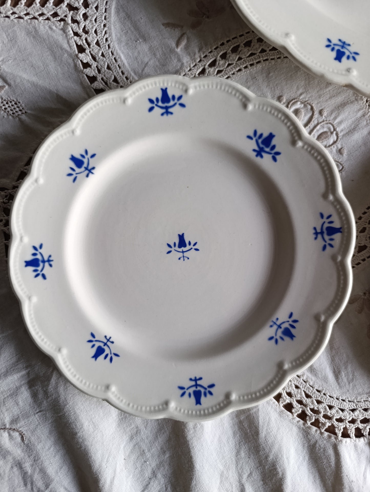 Assiettes dessert anciennes tulipe Boch la Louvière (Copie)