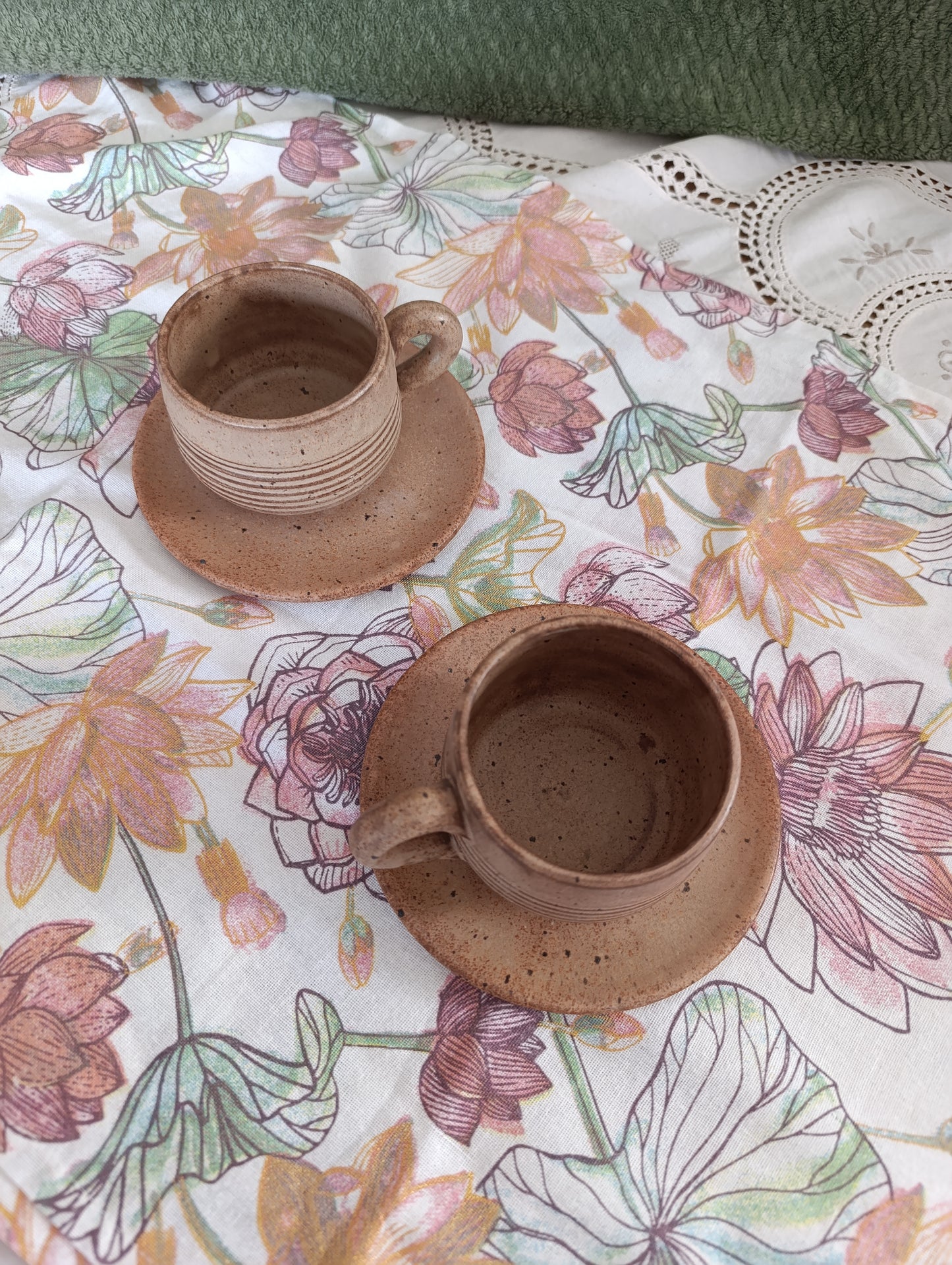 Tasses à thé Vallauris gres