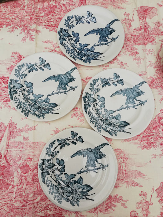 Assiette Longwy Terre de Fer