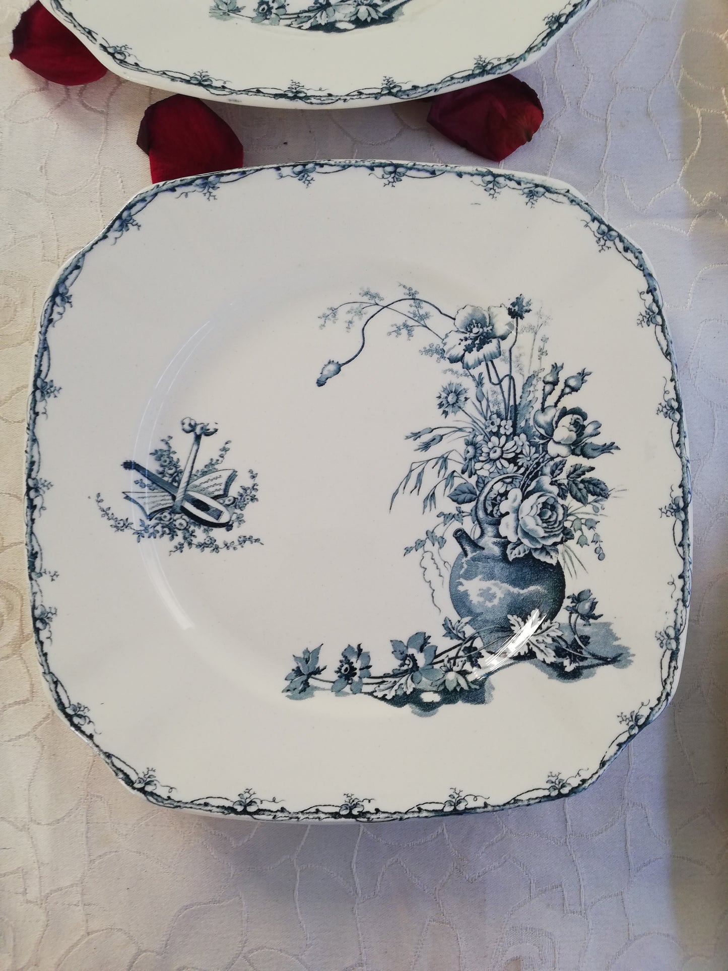 Assiette Terre de Fer KG Luneville Champêtre