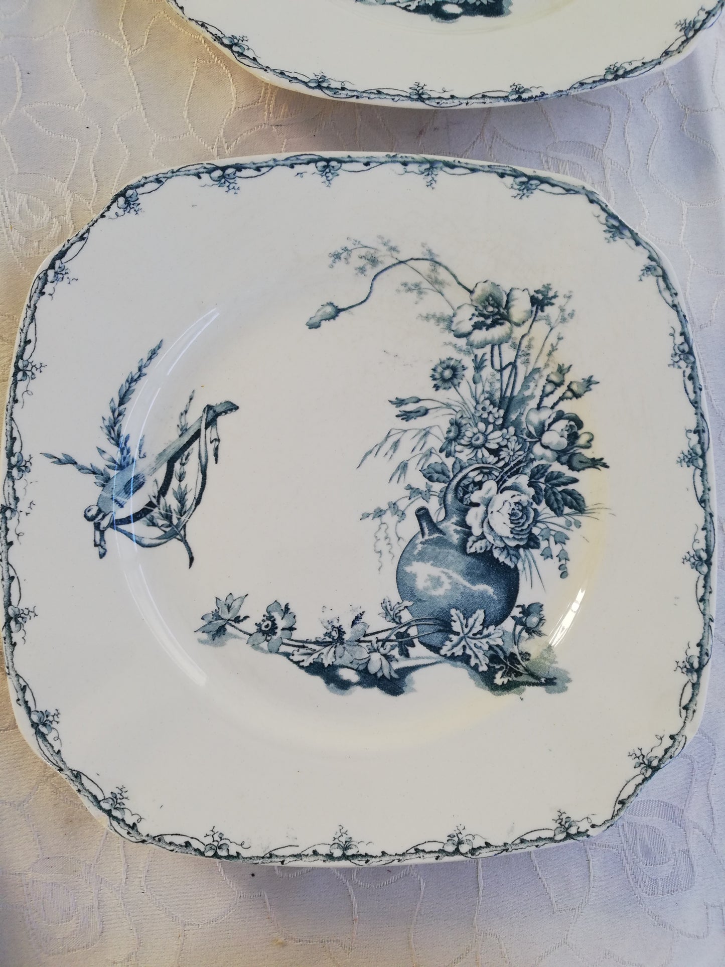 Assiette Terre de Fer KG Luneville Champêtre