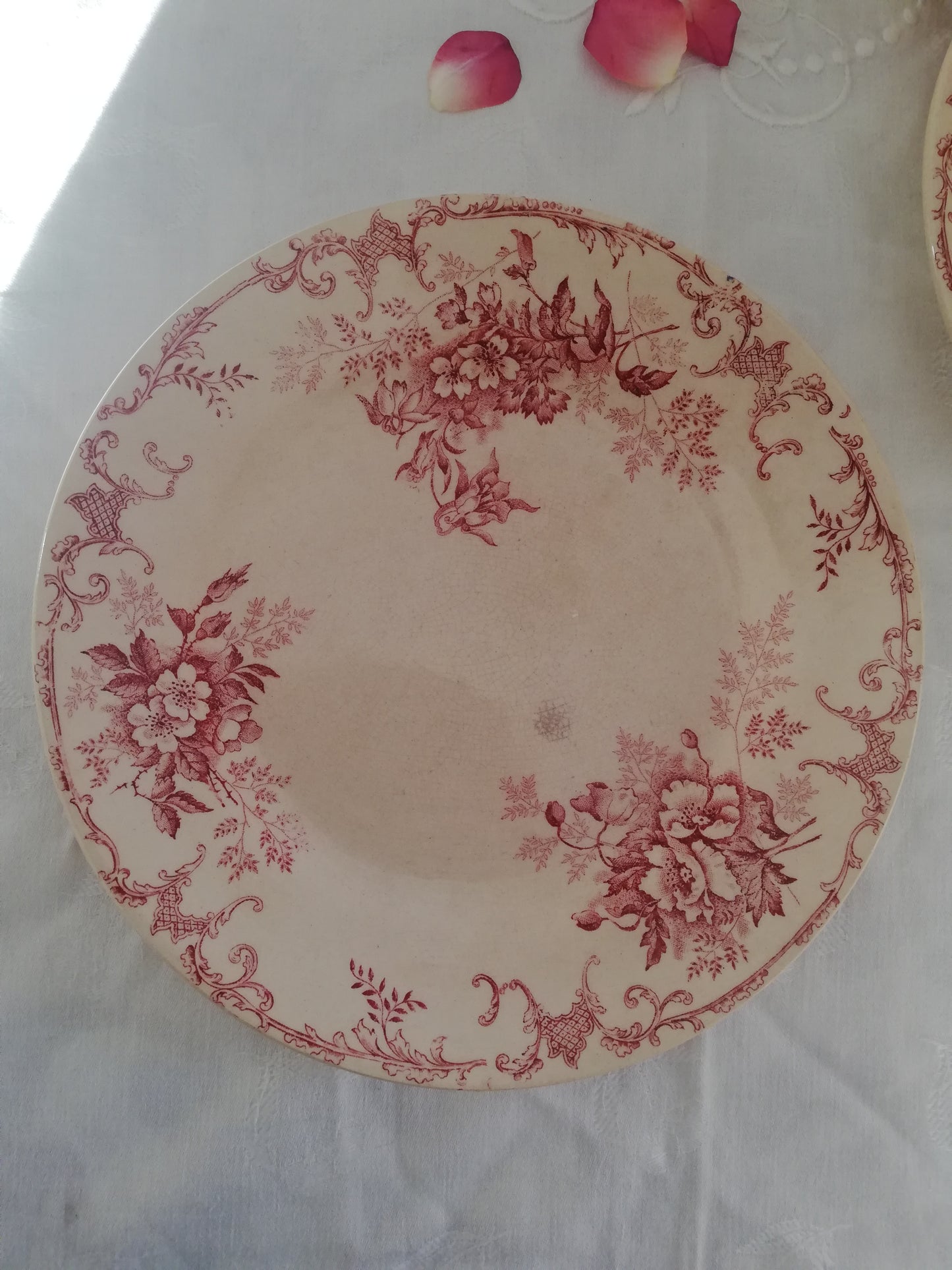 Assiette Plate Floréal Choisy le Roi